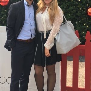 ‼️price drop ABERCROMBIE & FITCH white blouse